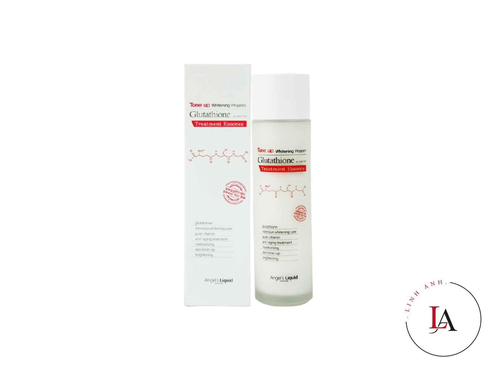 Nước hoa hồng Glutathione trắng da 7 ngày